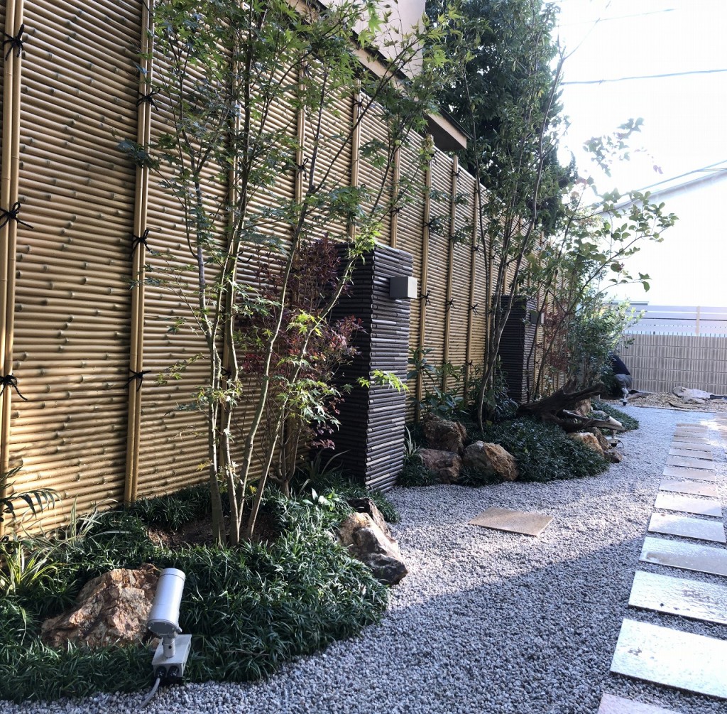 奈良 大和高田市 ｈ様 雑木の庭 ソヨゴ アオダモ ハクサンボク寄せ植え 植忠 Blog