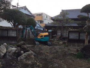 大阪　大阪市東淀川区　和風の庭のリフォーム（庭のやりかえ）