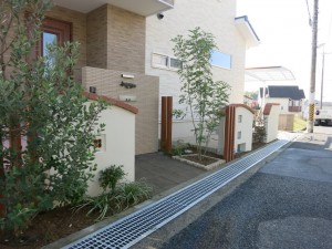 大阪　富田林市　Ｔ様　外構エクステリア工事、植栽工事