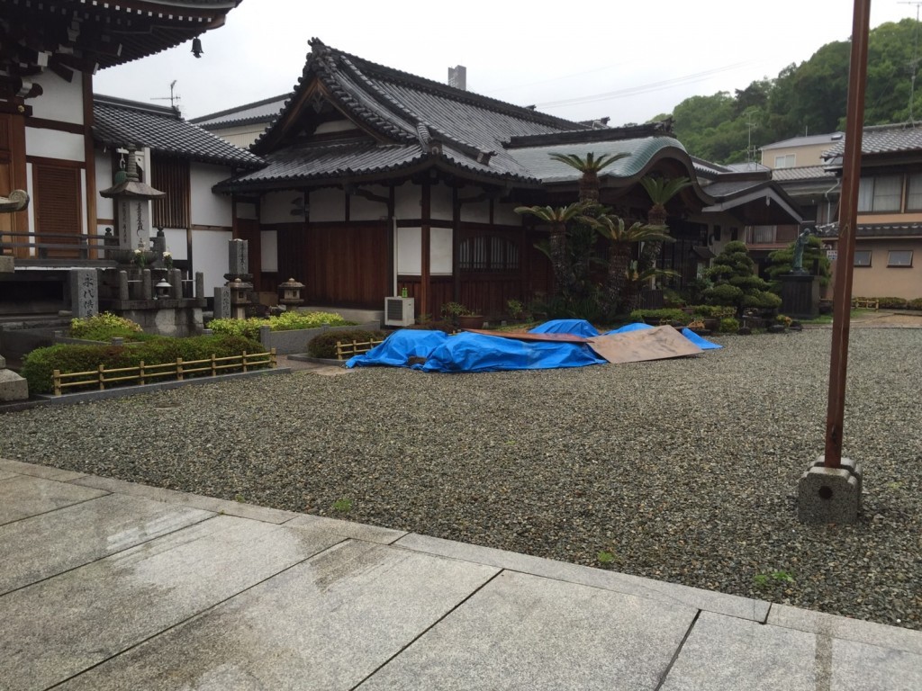 大阪　池田市　寺社仏閣の庭造り・庭のリフォーム