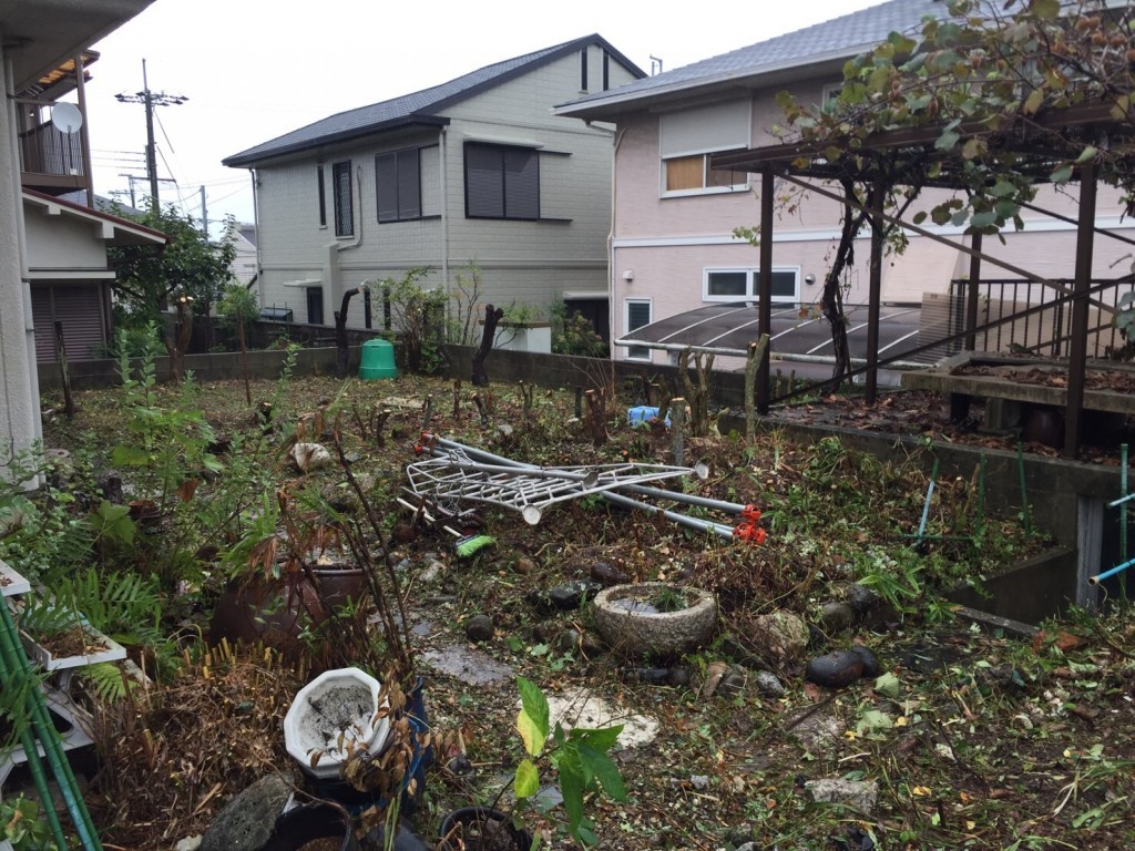 大阪　河内長野市　庭つくり、庭のリフォーム