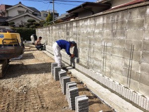 大阪　堺市中区　庭のリフォーム