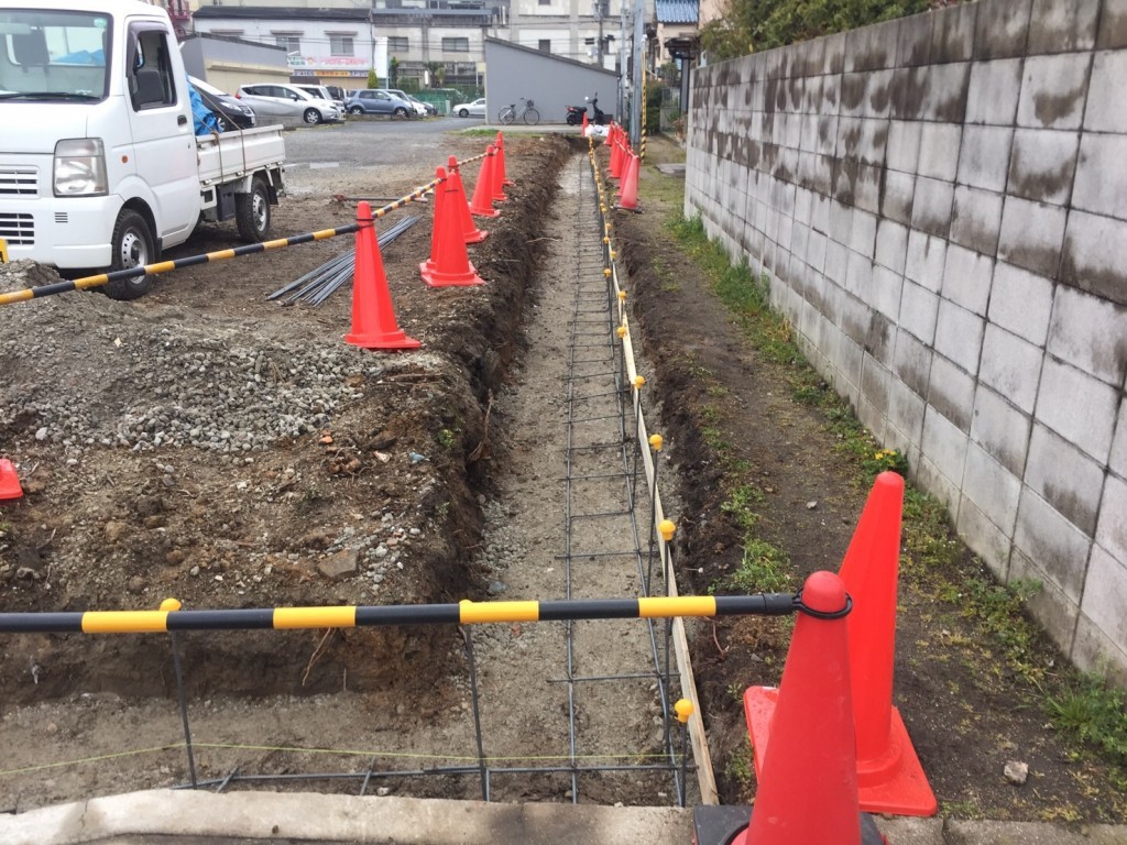 大阪　堺市鳳　青空ガレージ、駐車場つくり